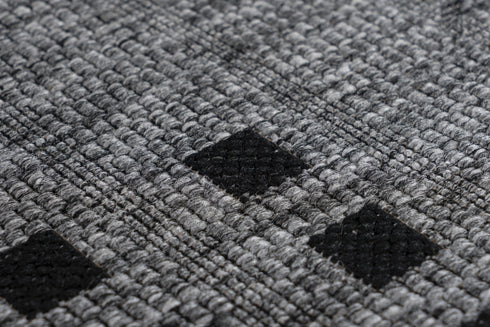 Sunset 606 Outdoor and Kitchen Silver Rug with Dice Spotted Design - ADORE RUGS and FLOORING